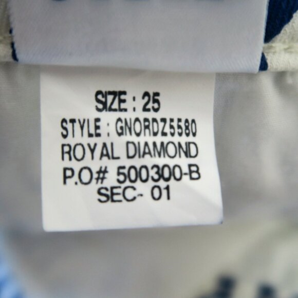 Joe’s Jeans High Water Ankle Pants Royal Diamond Blue White Size 25 - Picture 8 of 8